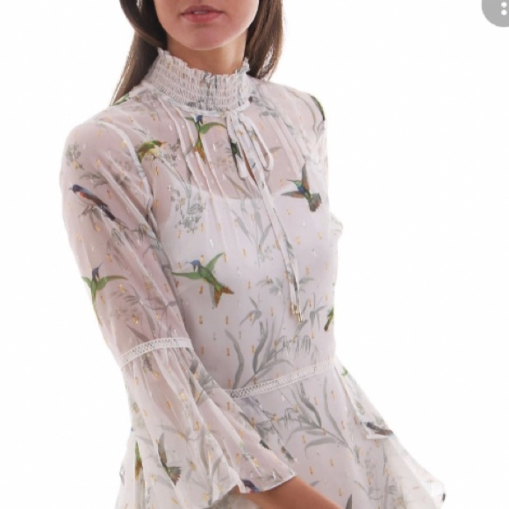 TED BAKER Womens chiffon dress